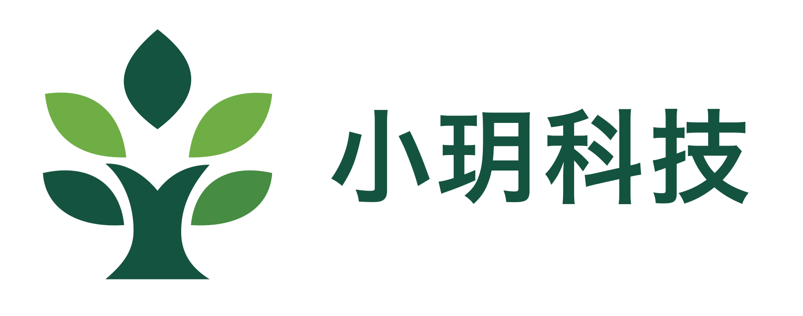 小玥科技 五叶树标志